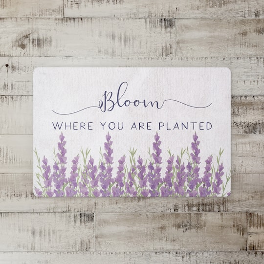 Bloom Where Planted Floor Mat